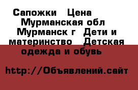 Сапожки › Цена ­ 300 - Мурманская обл., Мурманск г. Дети и материнство » Детская одежда и обувь   